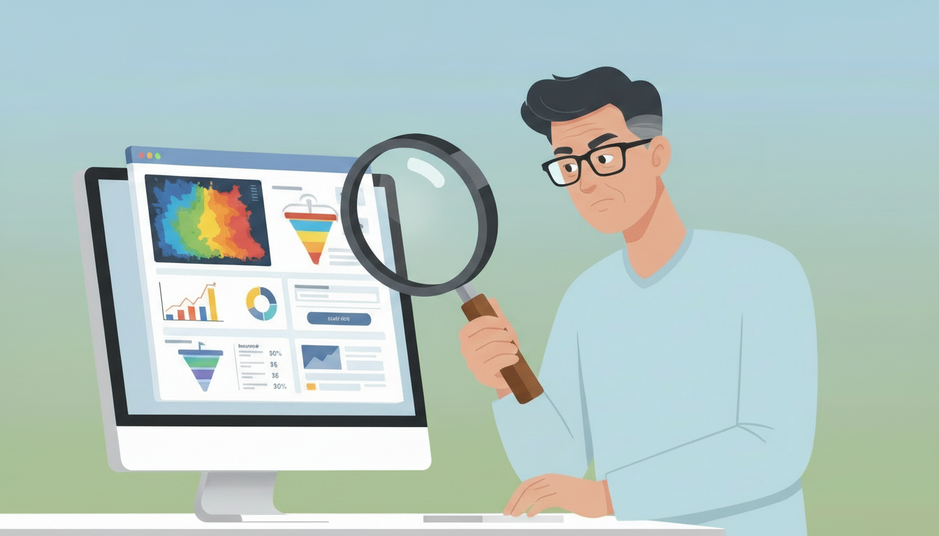 Optymalizacja landing page: analiza UX i wykrywanie barier konwersji.
