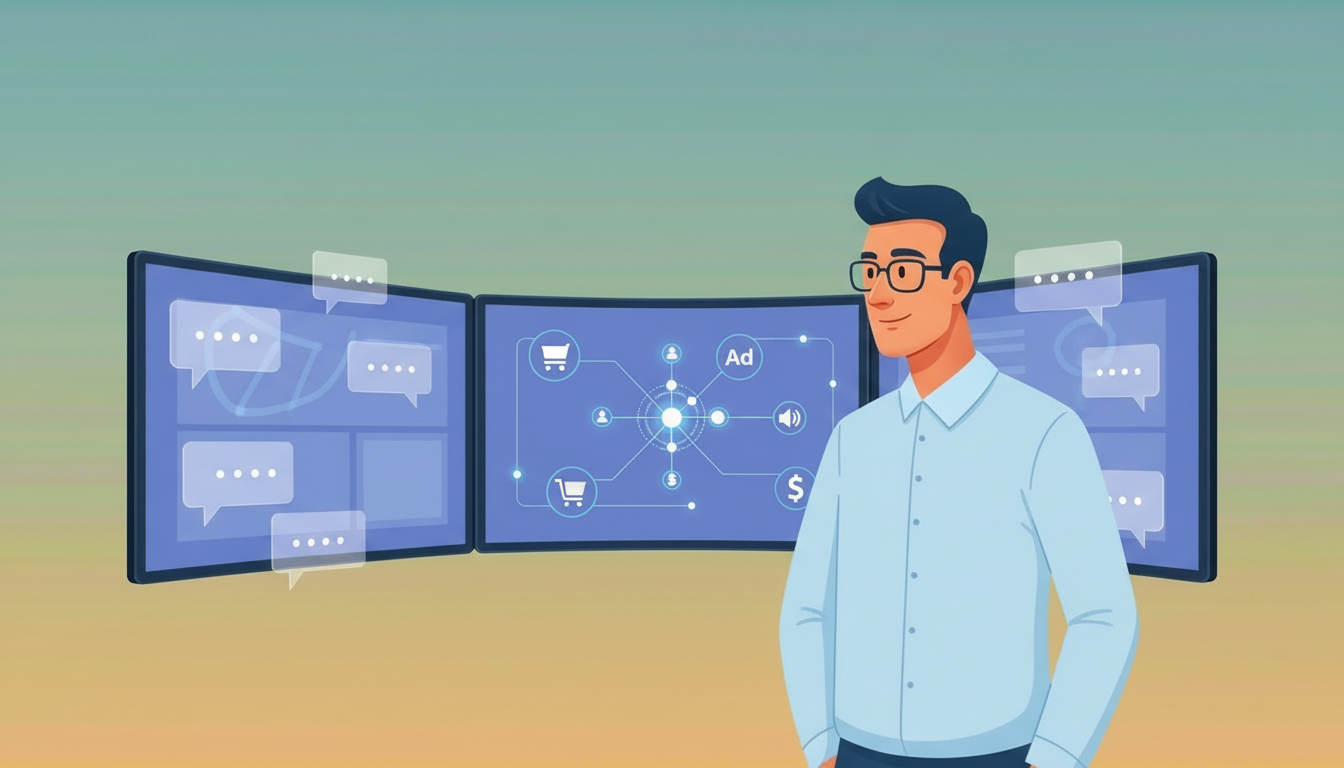 schemat tworzenia tekstów reklamowych w Google Ads przy użyciu sztucznej inteligencji Gemini oraz ChatGPT